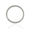 92.5 Sterling Silver Plain Ring For Girls